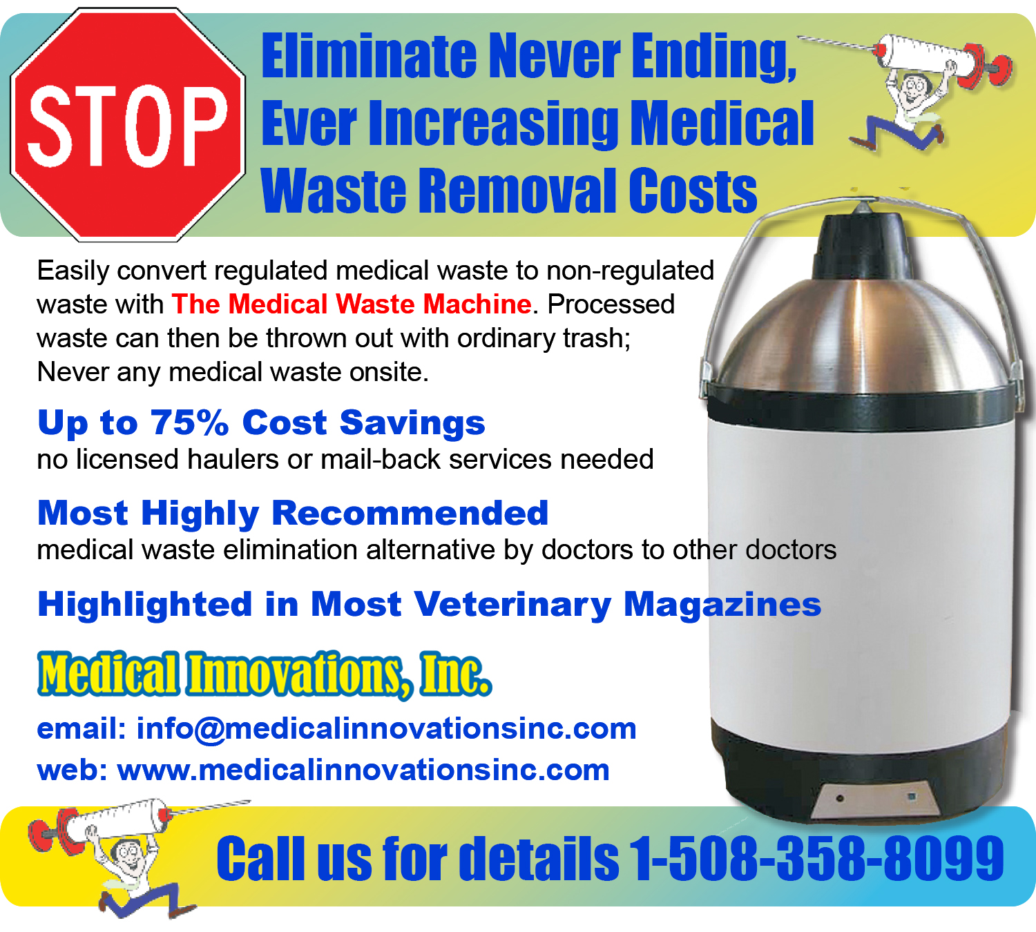 Eliminate Increasing Medical Waste Removal Costs